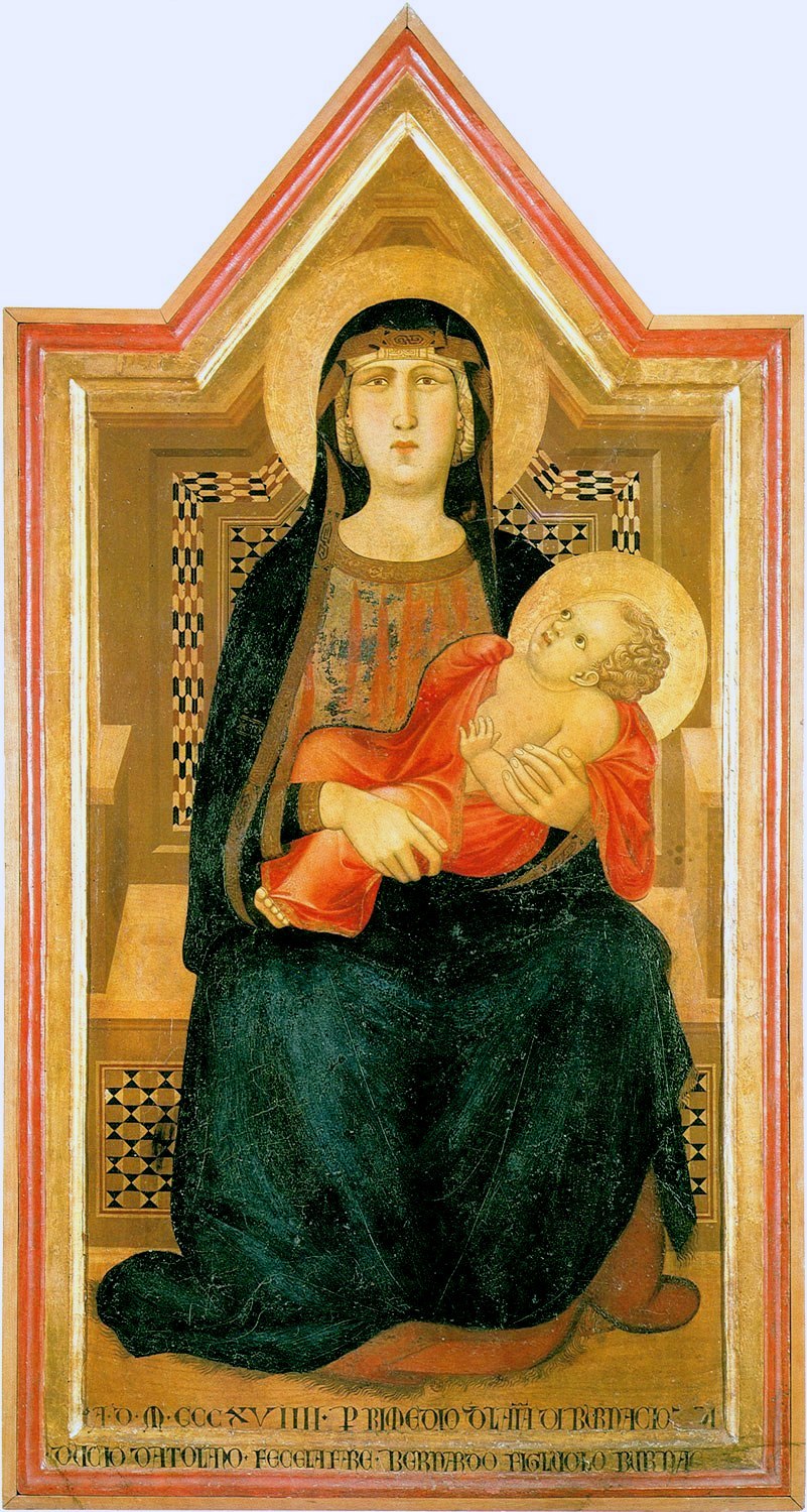 Madonna with child by Ambrogio Lorenzetti