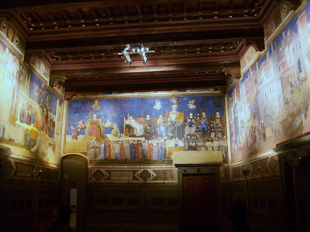 The Allegory of Good and Bad Government by Ambrogio Lorenzetti