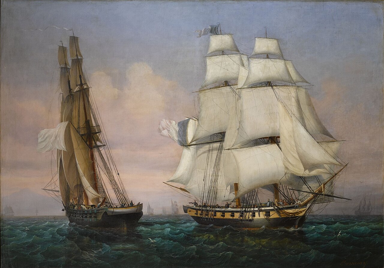 Return of Napoleon from Elba by Ambroise Louis Garneray