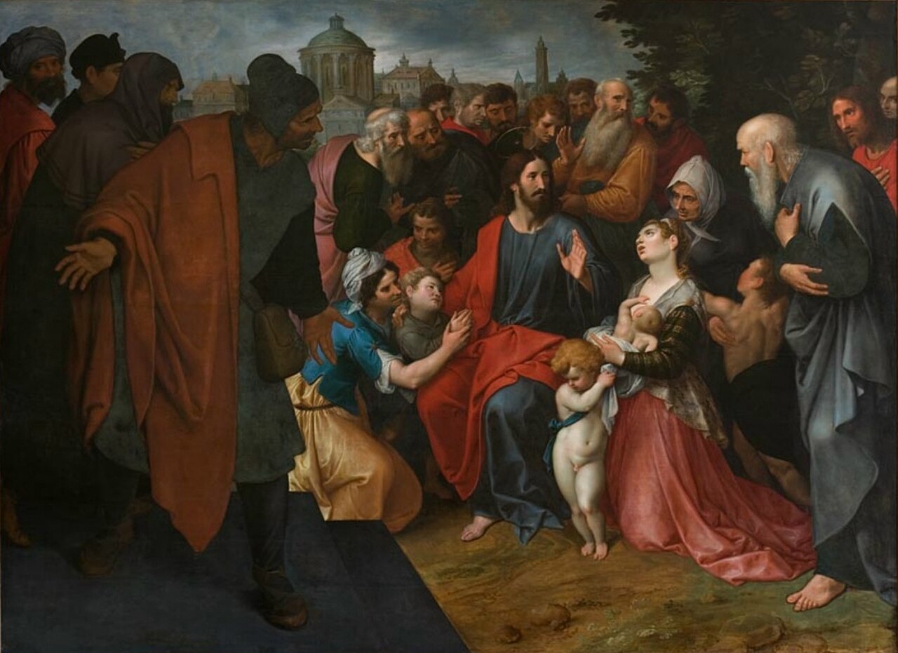 Christ blessing the Children by Ambrosius Francken I