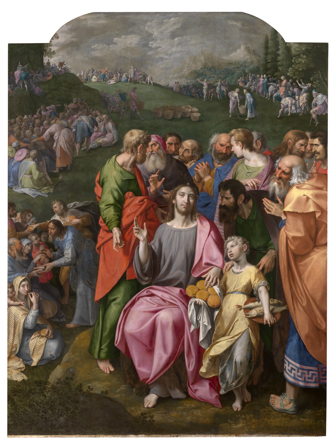 The Multiplication of Loaves and Fishes by Ambrosius Francken I