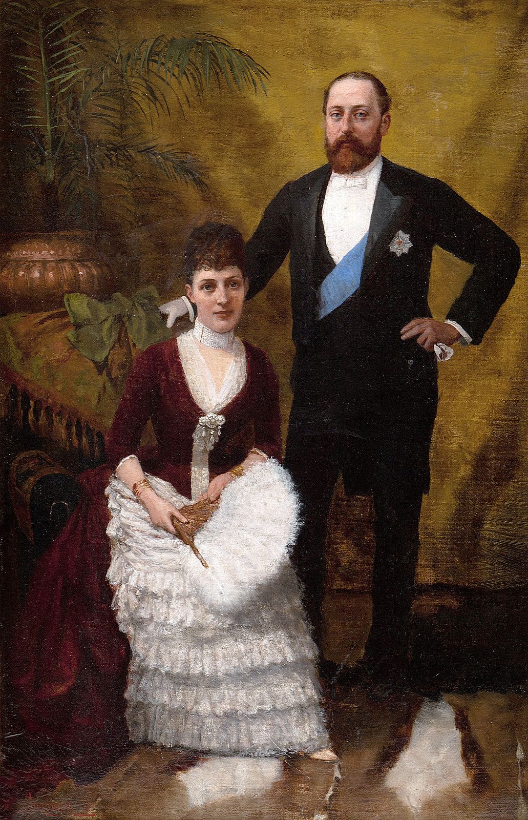 King Edward VII and Queen Alexandra by Amédée Forestier