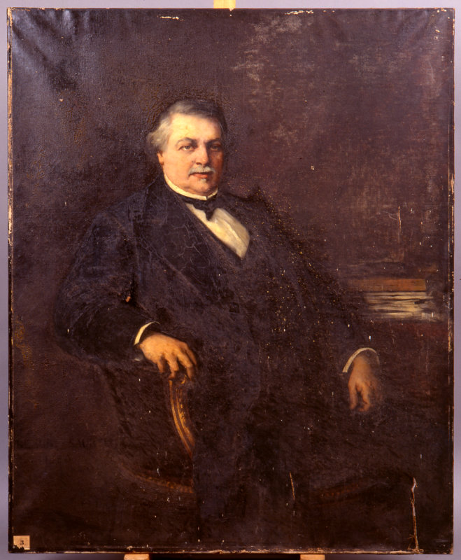 Portrait of Léon Say by Amélie Beaury-Saurel