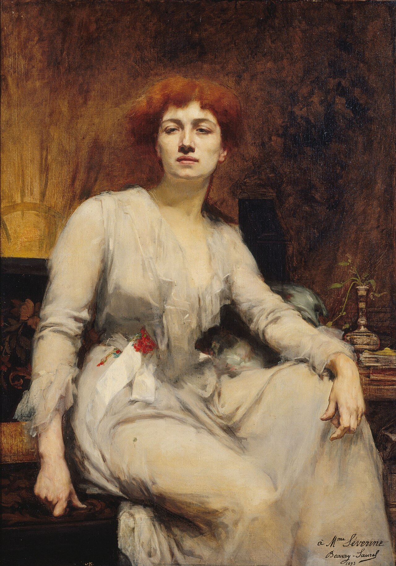 Portrait of Severine by Amélie Beaury-Saurel