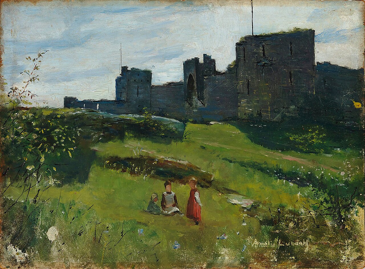Landscape from Gotland (at city wall in Visby) by Amélie Lundahl