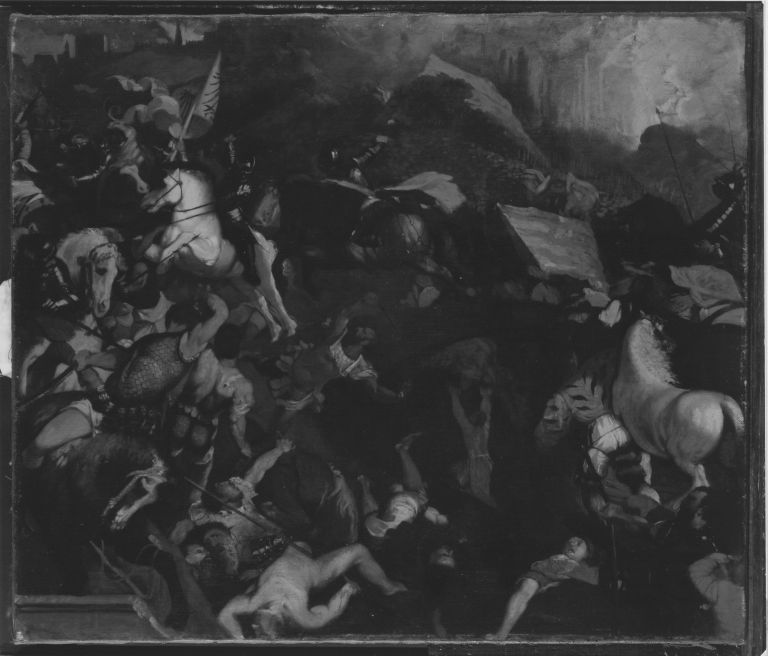 The Battle of Cadore by Amos Cassioli