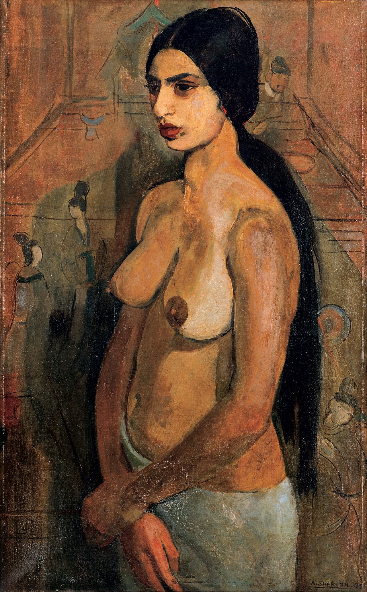 Self-Portrait as Tahitian by Amrita Sher-Gil