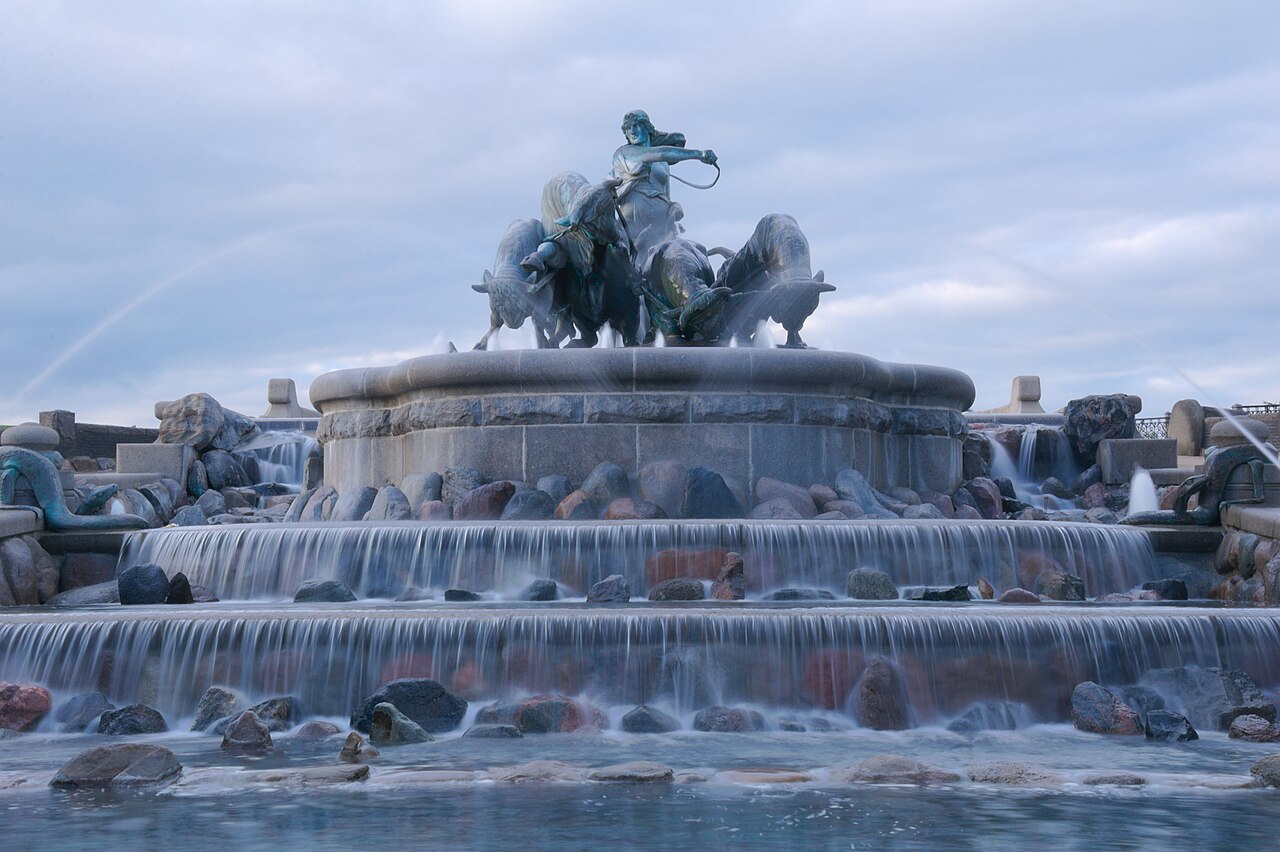 Gefion Fountain by Anders Bundgaard