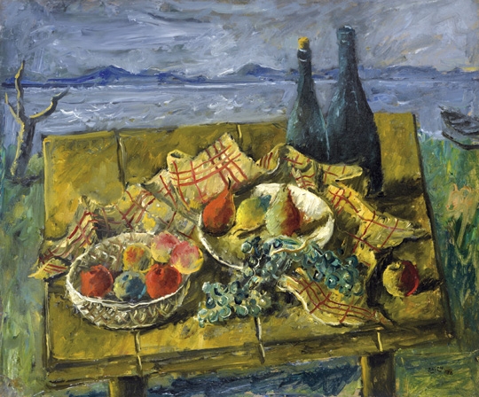 Lakeside still-life by Andor Basch