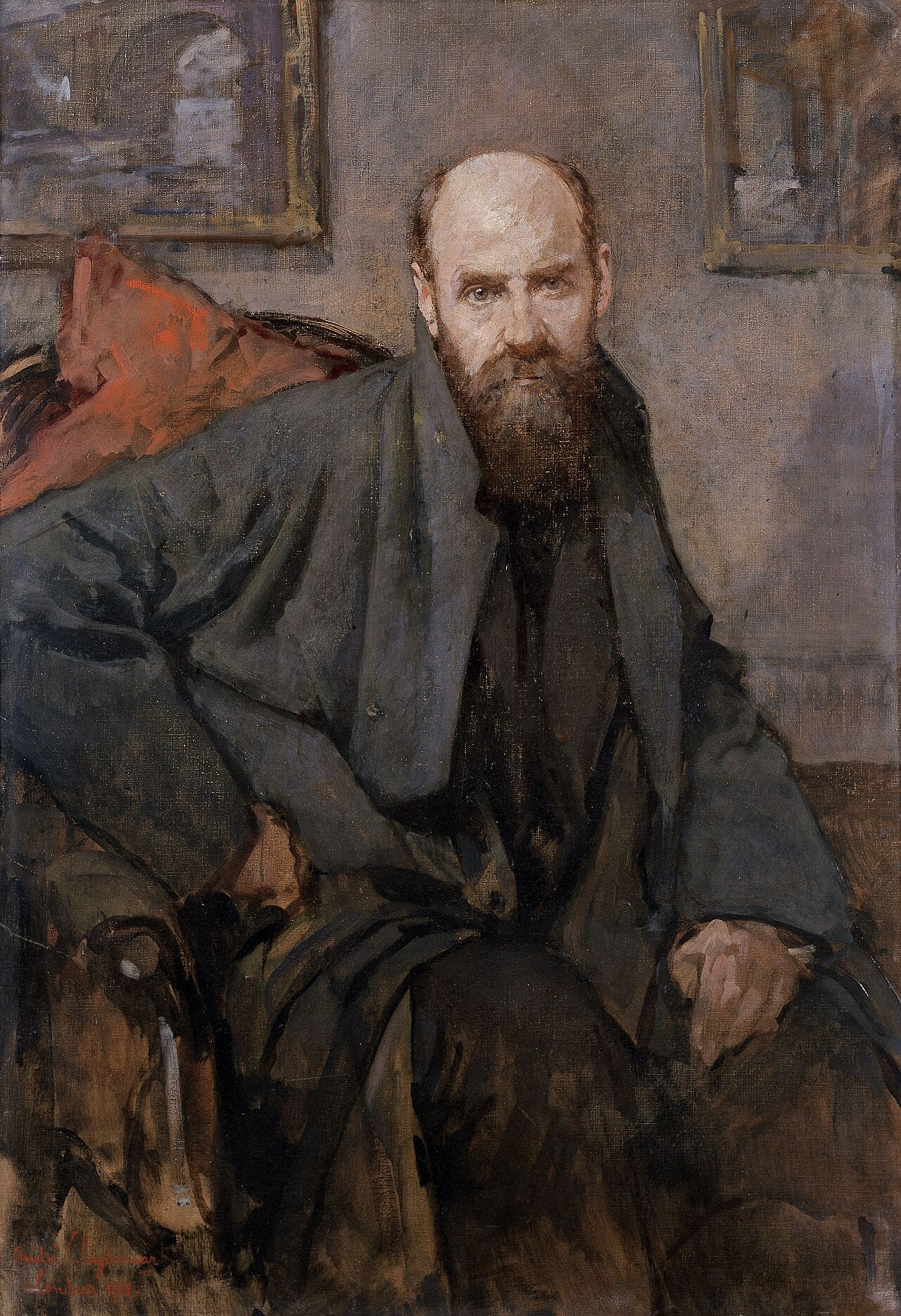 Portrait of the Artist Albert Baertsoen by André Cluysenaar