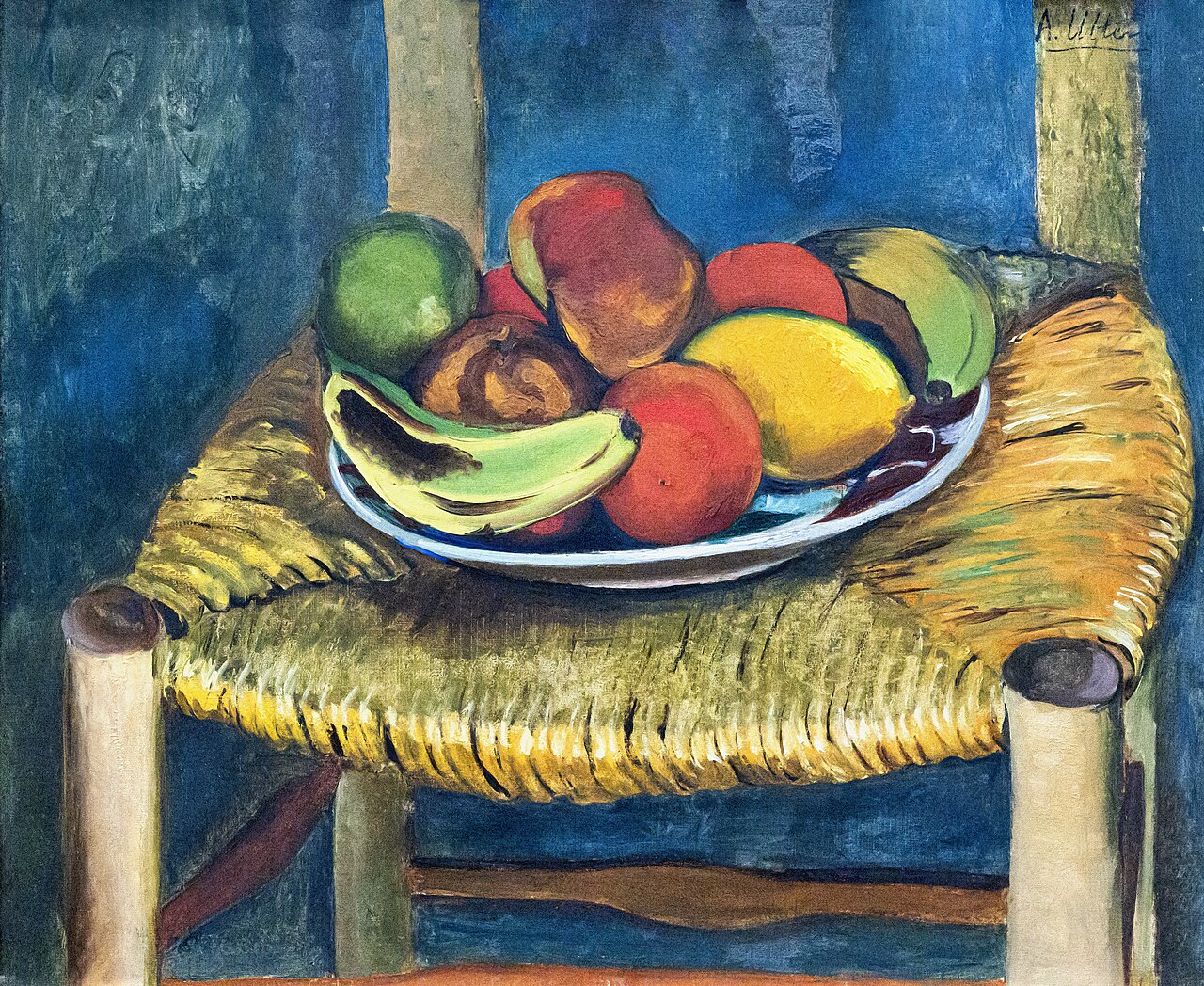 Still life with stool by André Utter