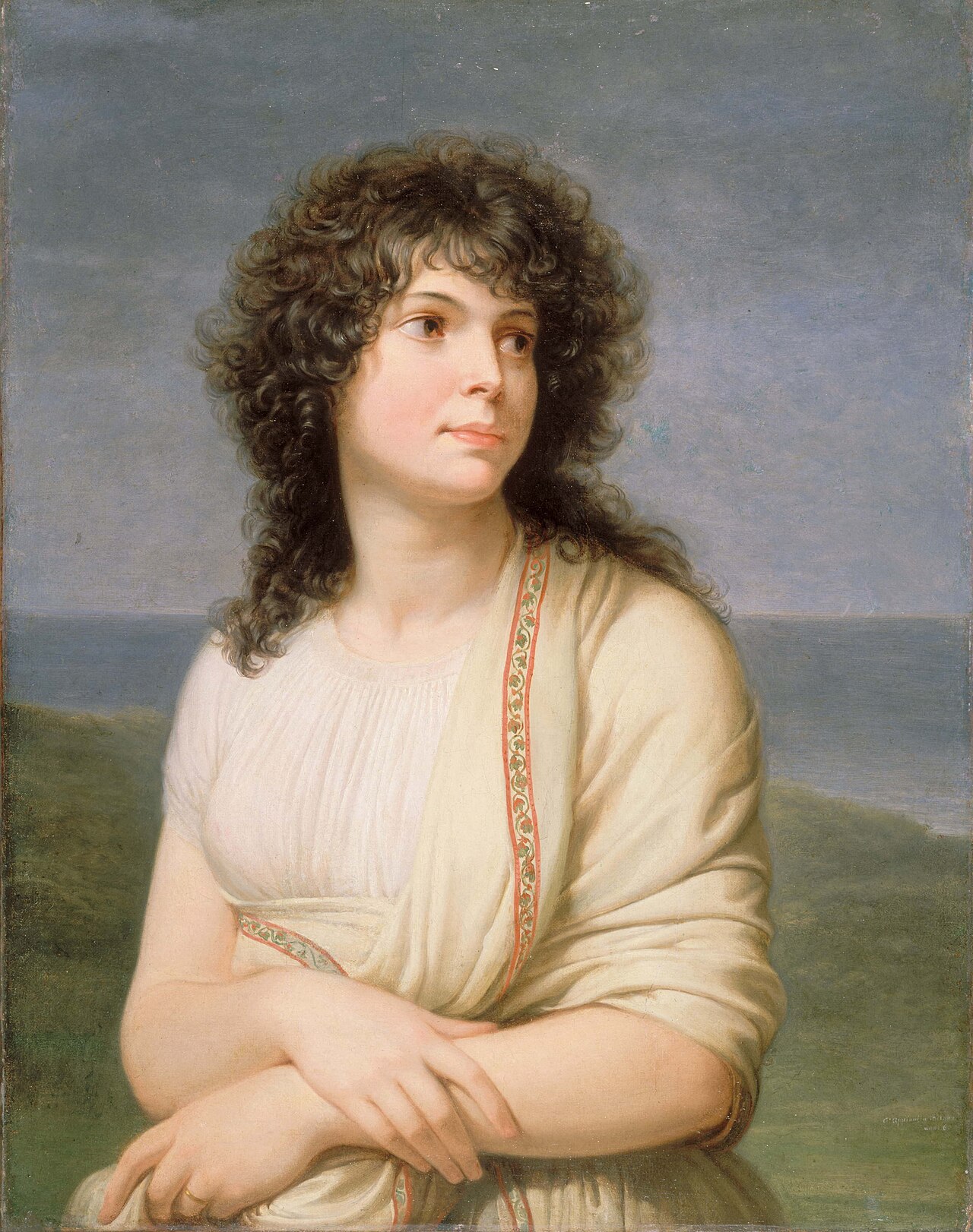 Ms. Hamelin, born Jeanne Geneviève Fortunée Lormier-Lagrave by Andrea Appiani