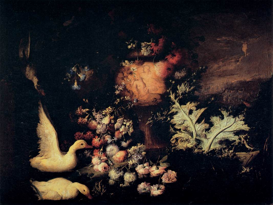Flowers and Ducks by Andrea Belvedere