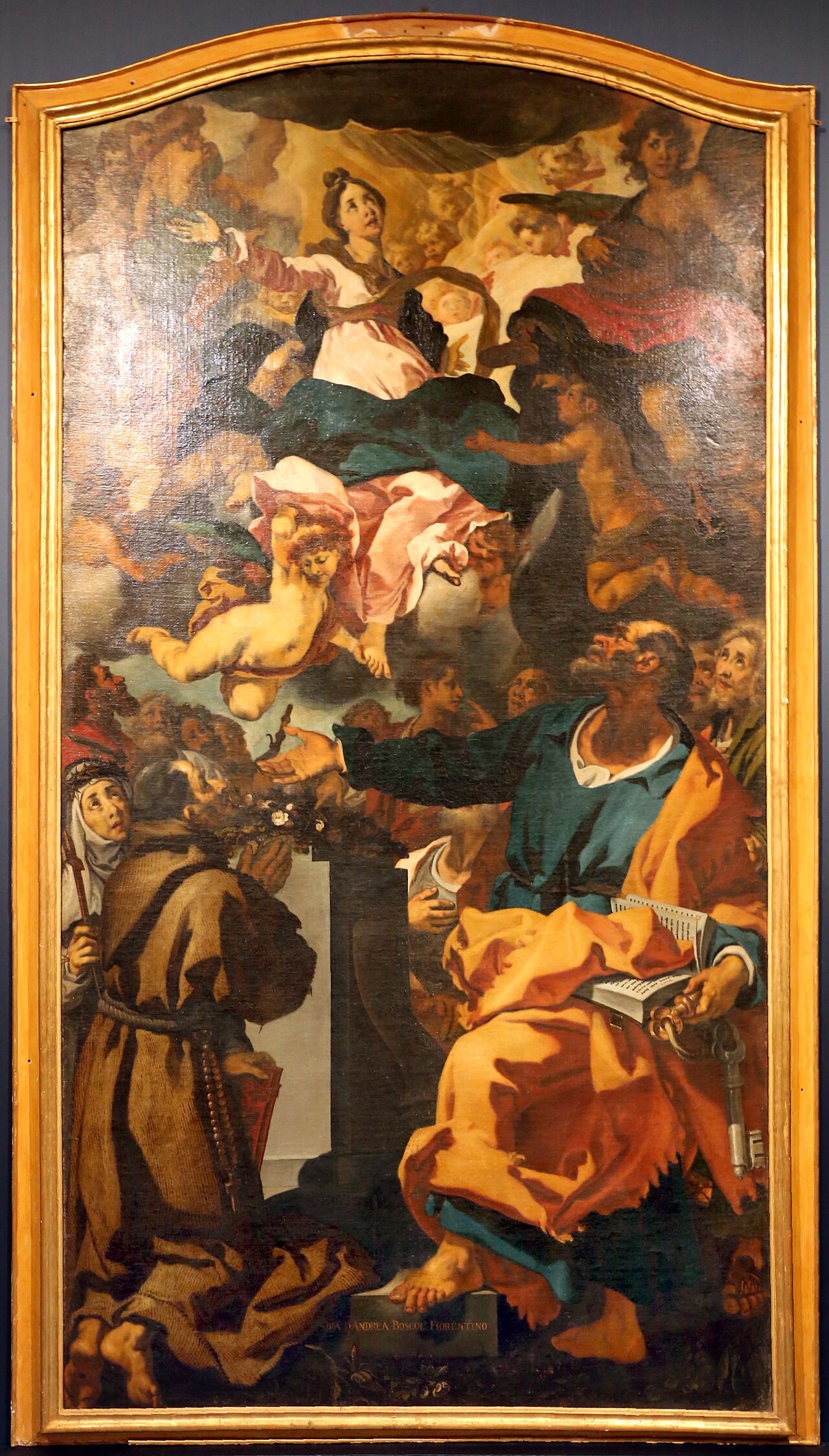 Assumption of the Virgin by Andrea Boscoli