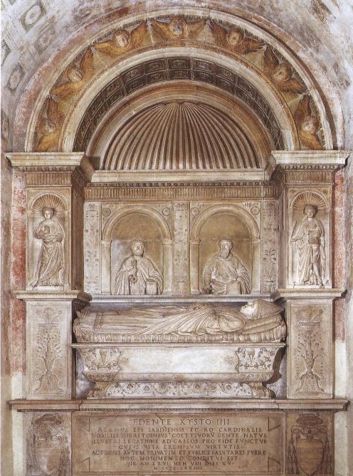 Tomb of Alain de Coëtivy by Andrea Bregno
