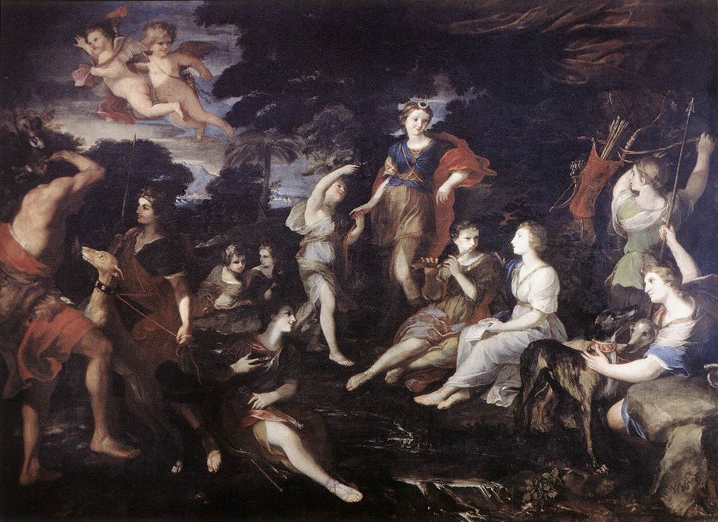The Hunt of Diana by Andrea Camassei