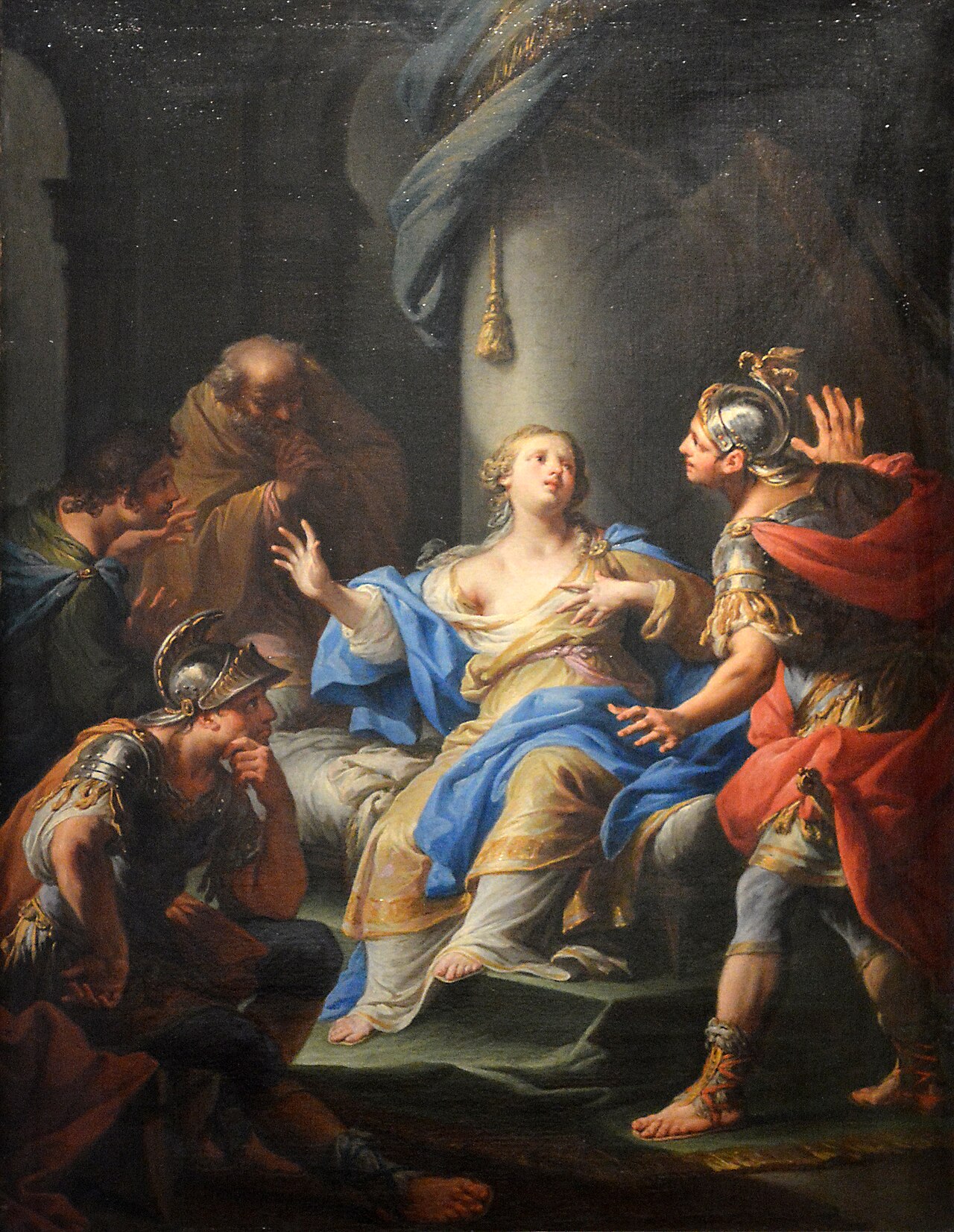 Lucretia Lamenting Her Disgrace by Andrea Casali
