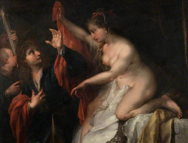 Joseph Seduced by Potiphar's Wife by Andrea Celesti