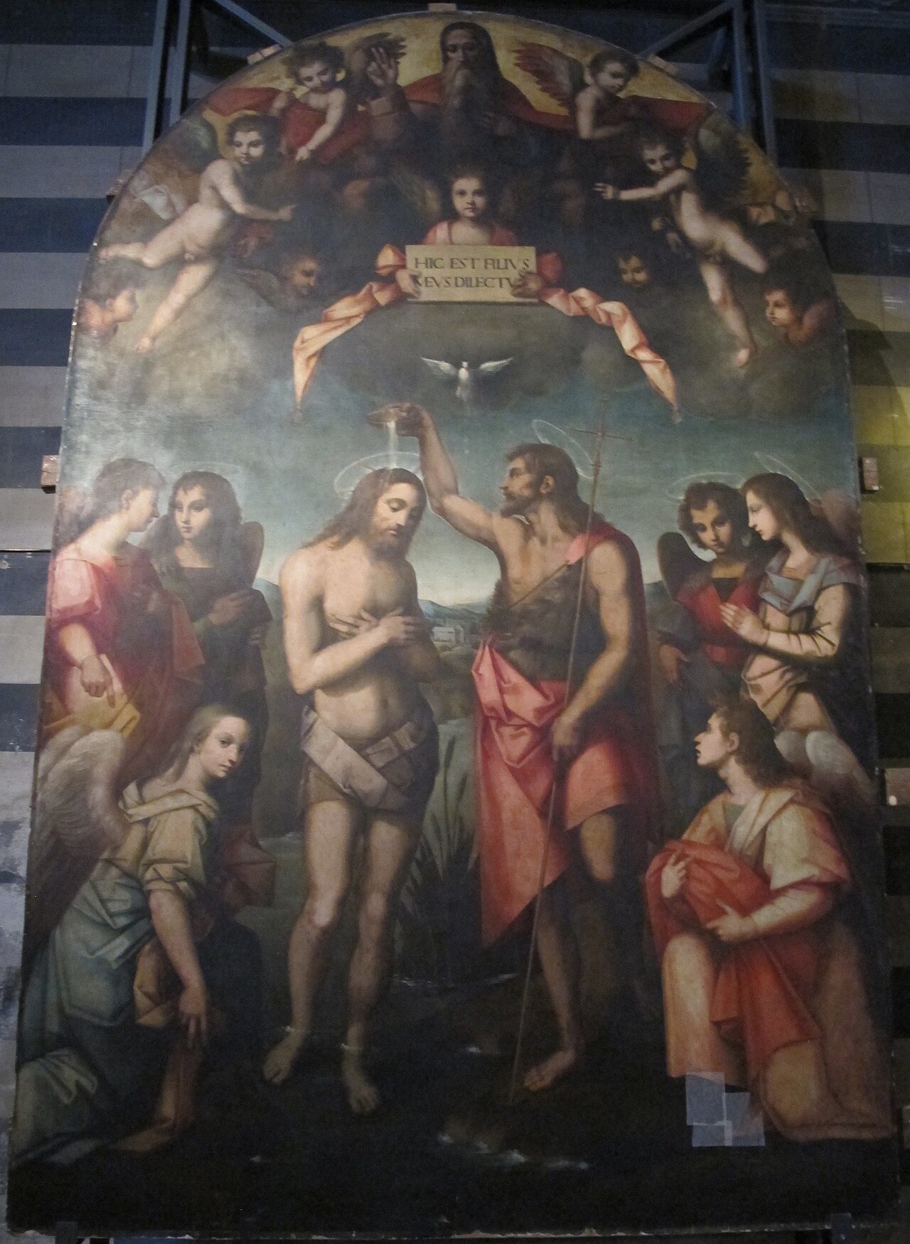 Baptism of Christ by Andrea del Brescianino