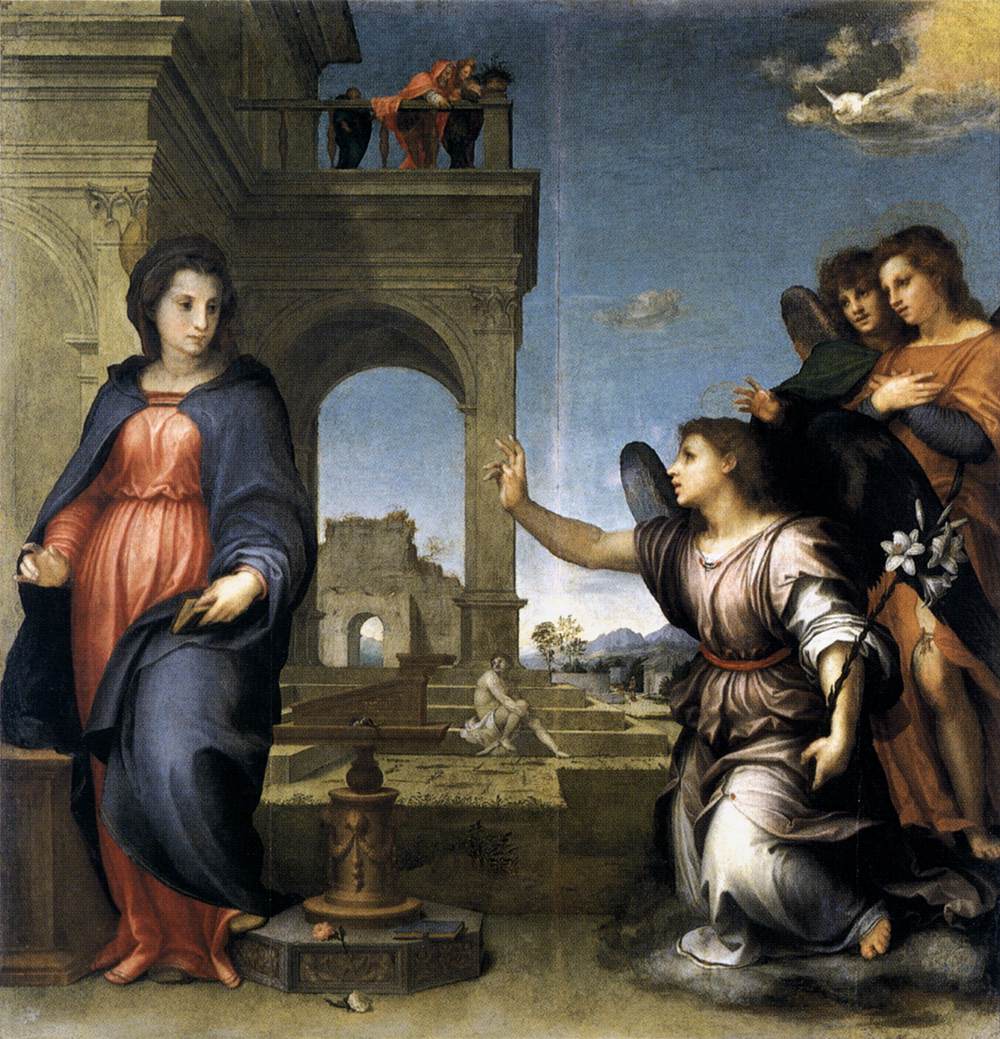 San Gallo Annunciation by Andrea del Sarto