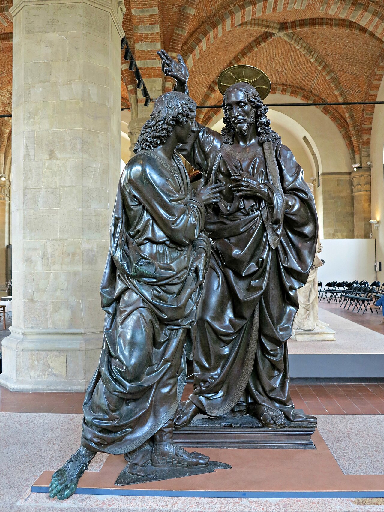 Christ and Saint Thomas by Andrea del Verrocchio