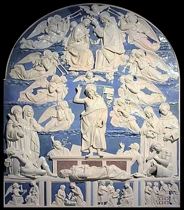 Resurrection by Andrea della Robbia
