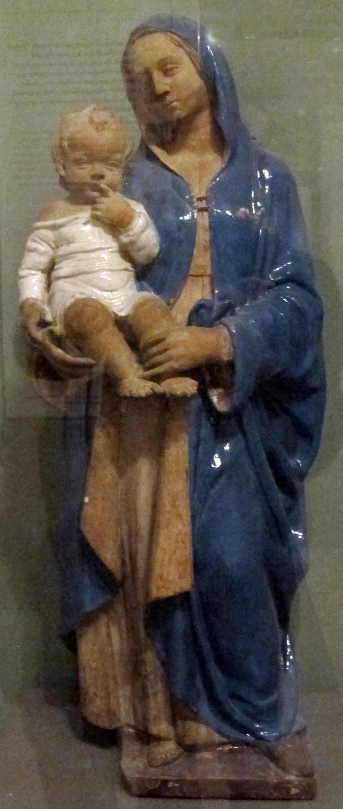 Standing Madonna holding Child by Andrea della Robbia