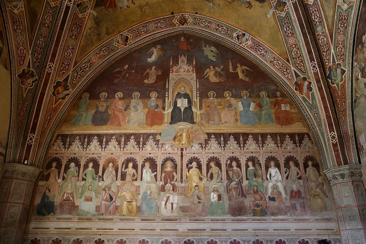 Triumph of St. Thomas Aquinas by Andrea di Bonaiuto
