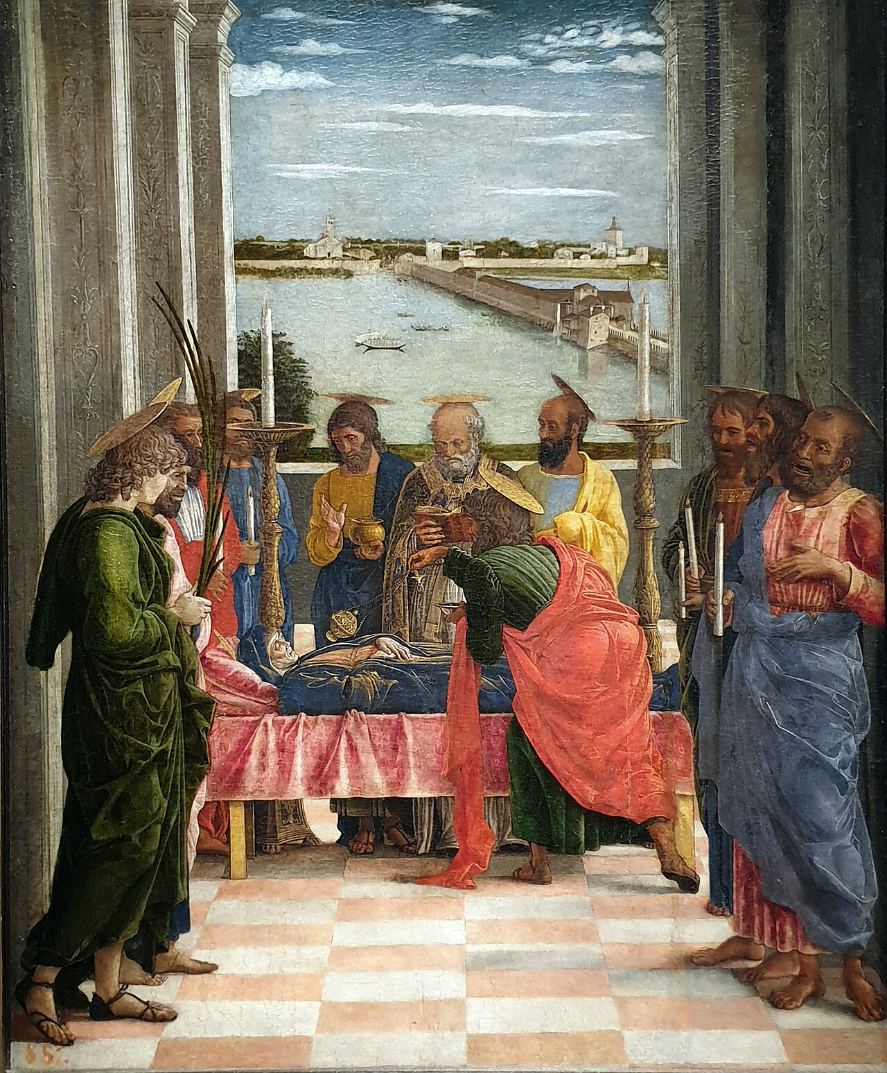 Death of the Virgin by Andrea Mantegna