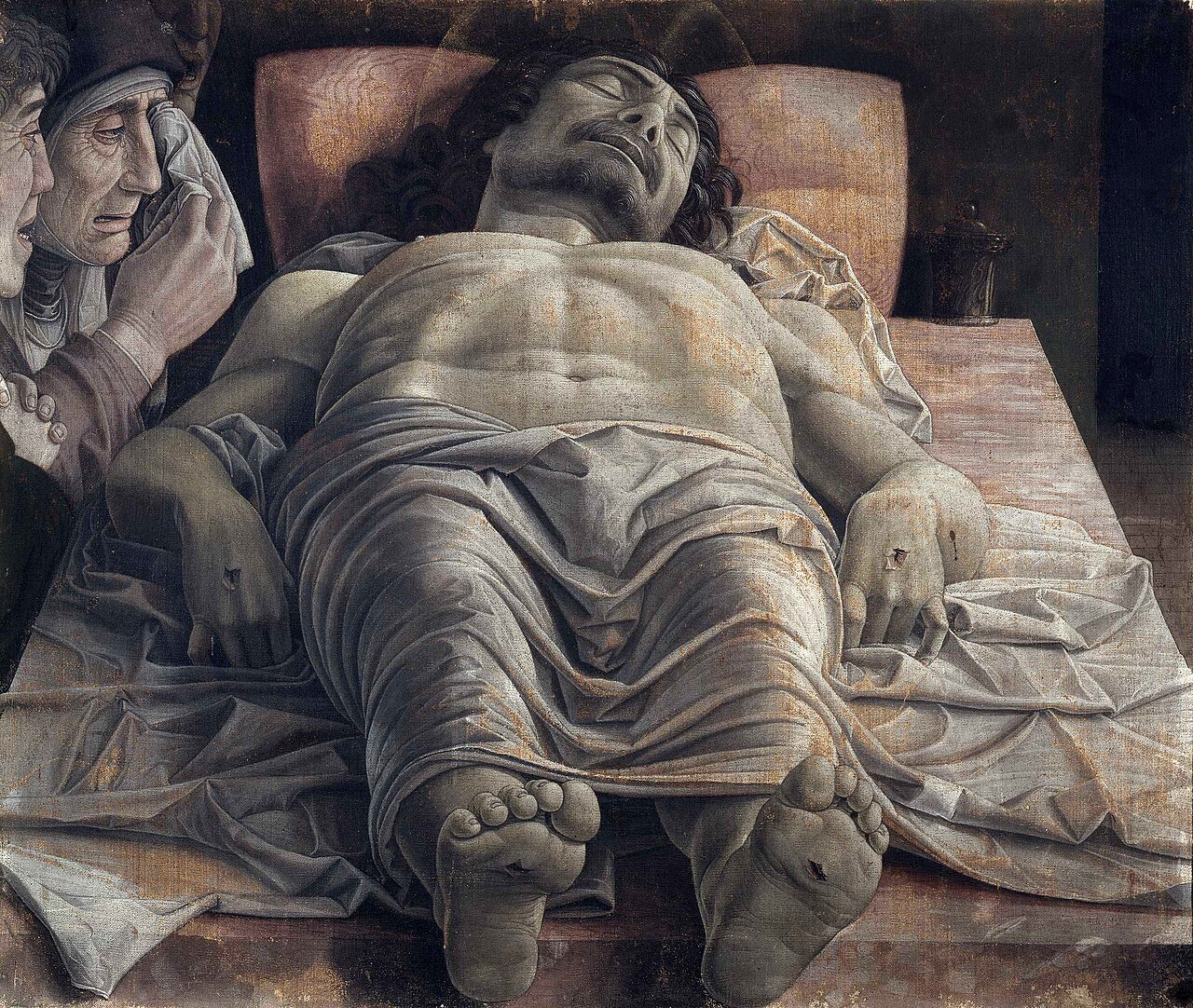 Lamentation of Christ by Andrea Mantegna