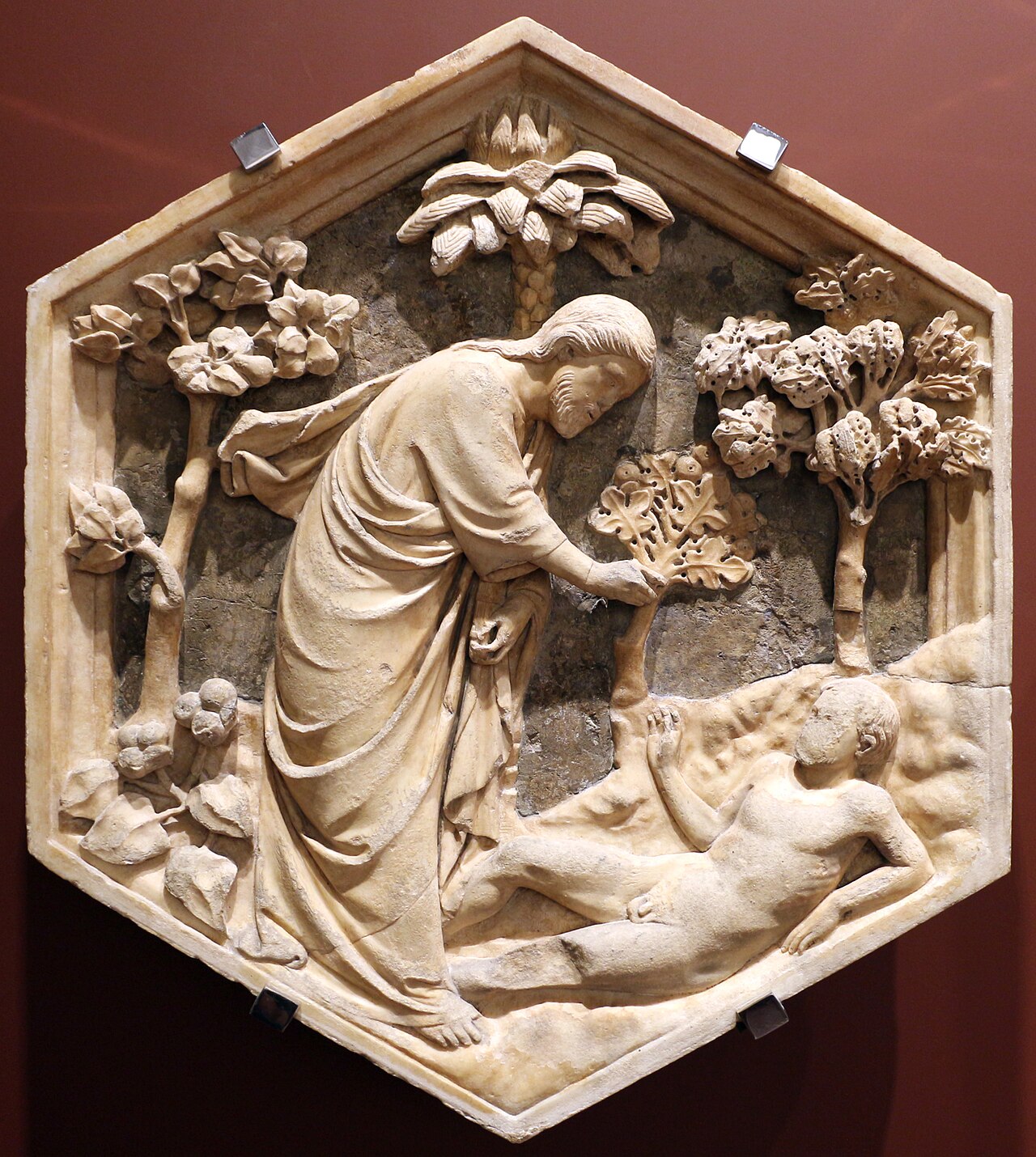 Creation of Adam by Andrea Pisano