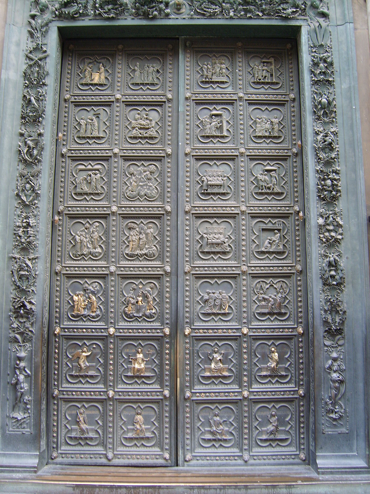 South Doors of the Florence Baptistery by Andrea Pisano