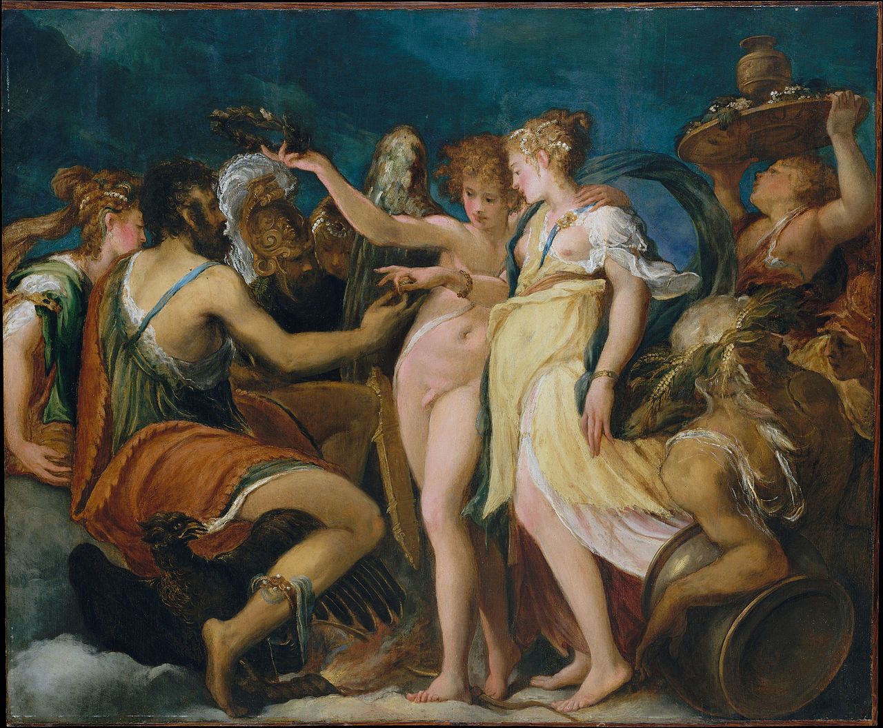 The Marriage of Cupid and Psyche by Andrea Schiavone