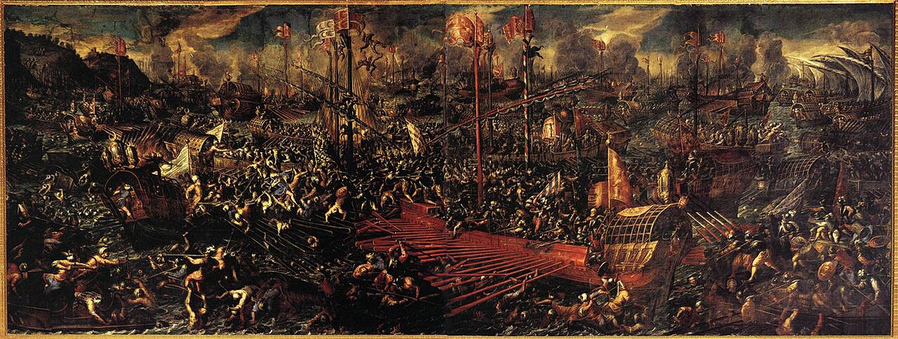 Battle of Lepanto by Andrea Vicentino
