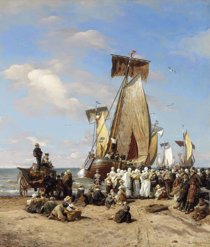 Farewell to the Fleet by Andreas Achenbach