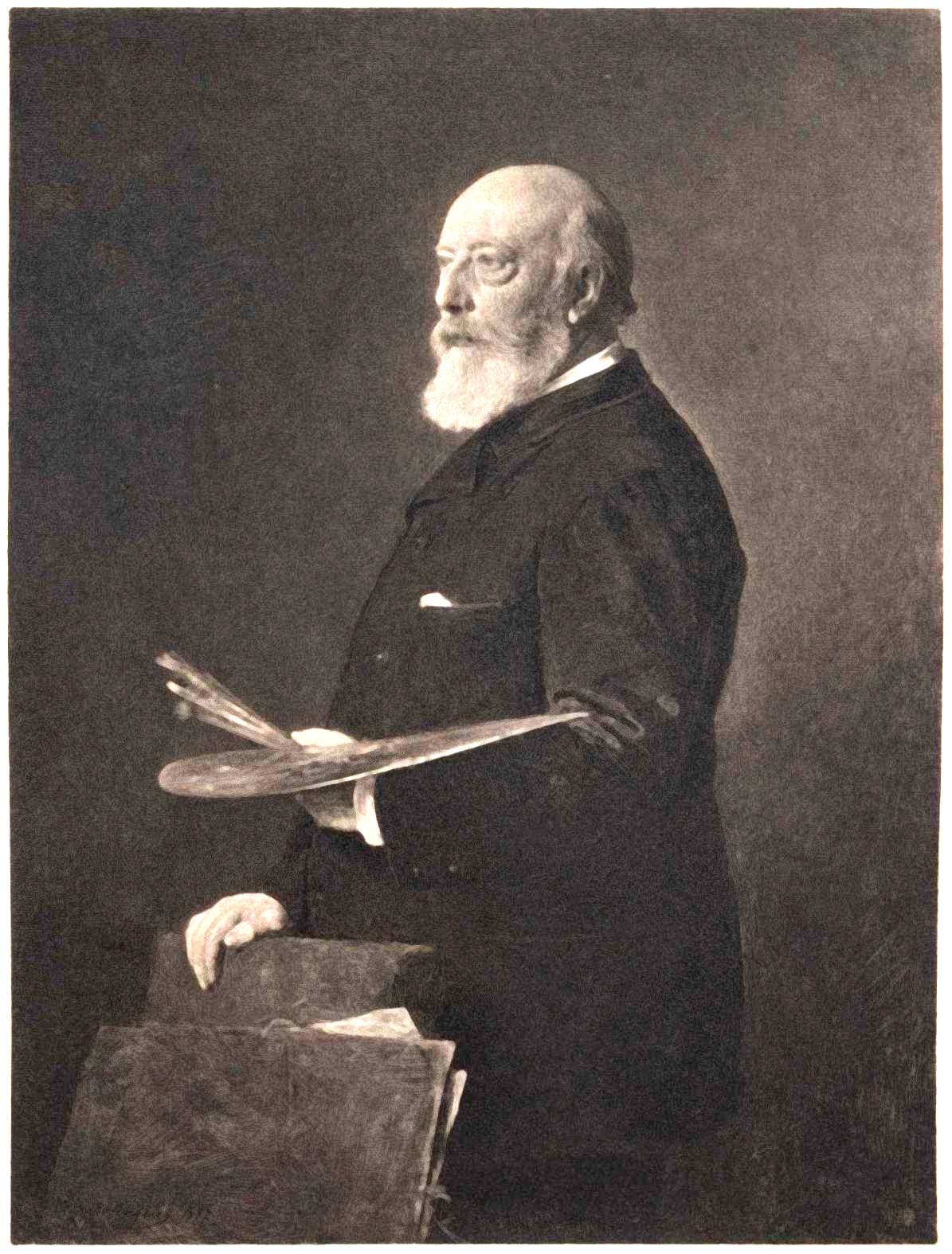 Portrait of Andreas Achenbach