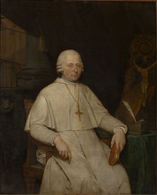 Portrait of Gregorius Thiels, abbot of Averbode by Andreas Bernardus de Quertenmont
