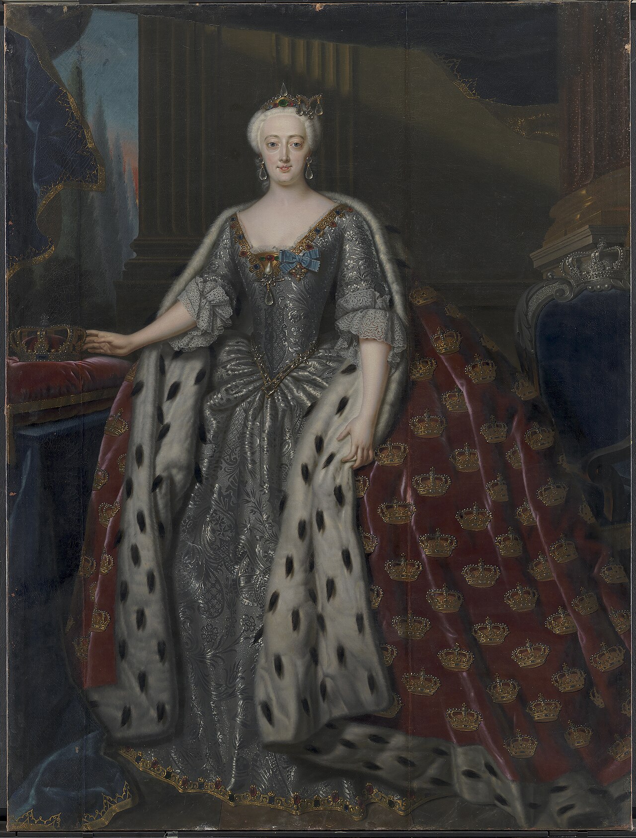 Sophie Magdalene, Christian VI's dronning by Andreas Møller