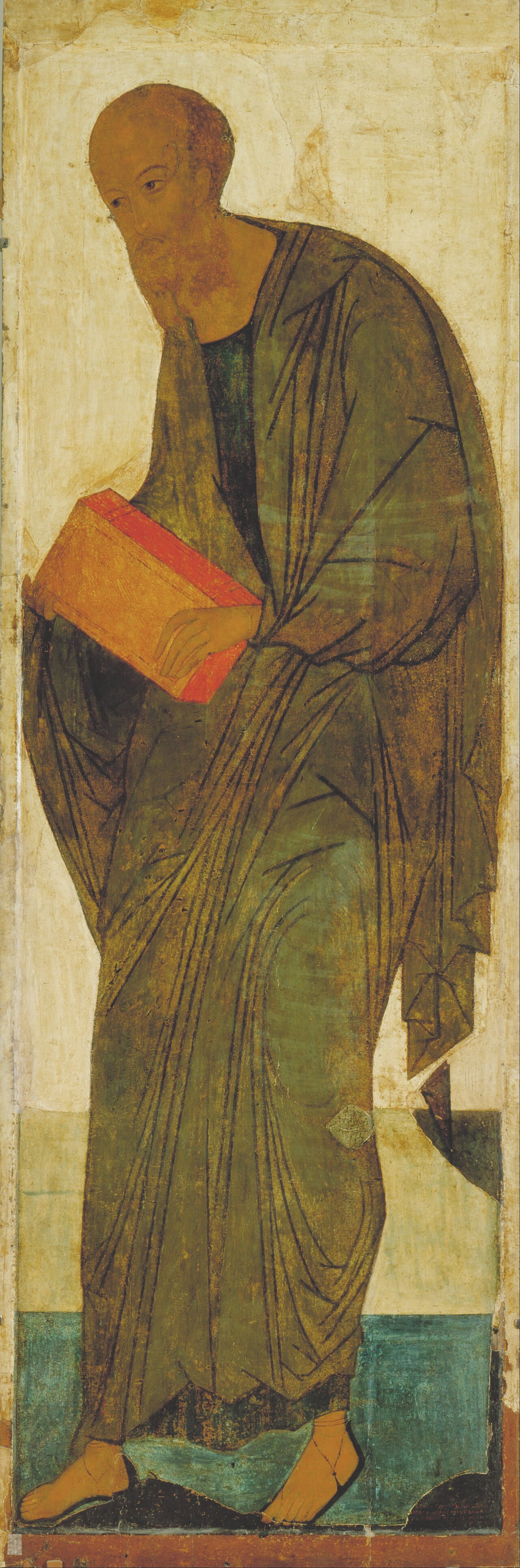 St Paul. From Deisus Tier by Andrei Rublev