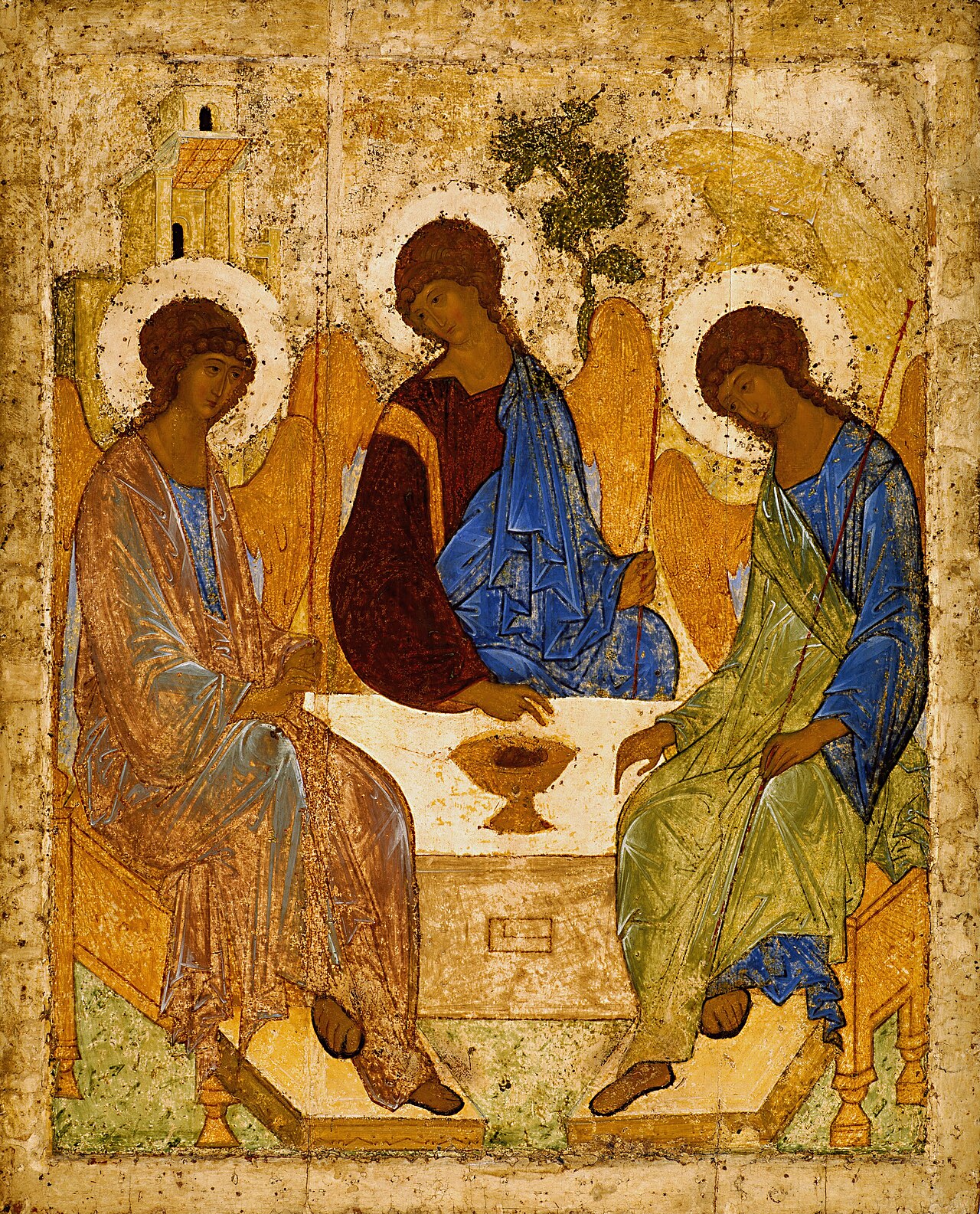 Trinity icon by Andrei Rublev
