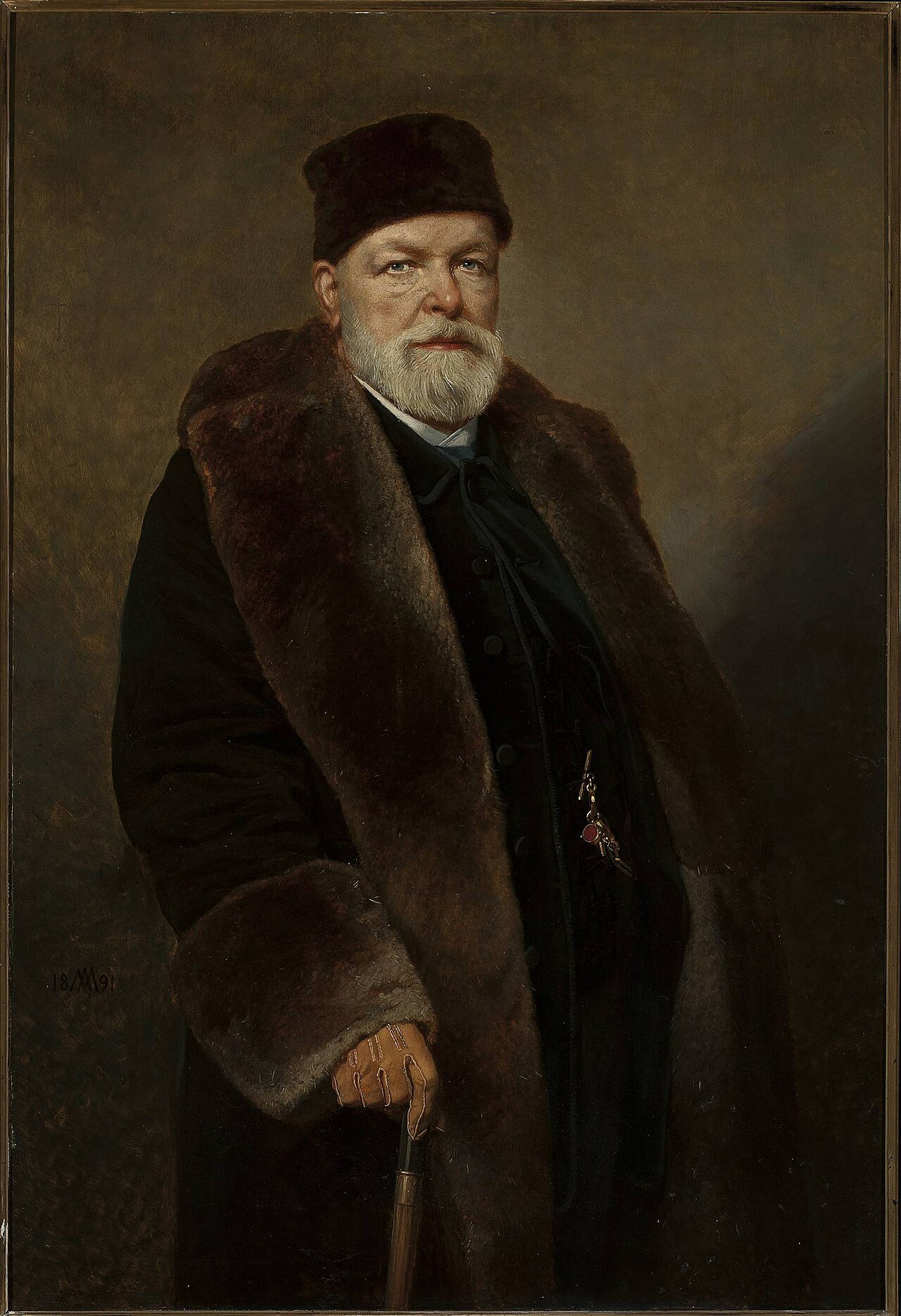 Portrait of Hipolit Świeykowski by Andrzej Jerzy Mniszech