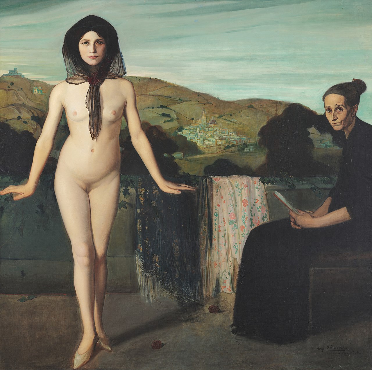 The Nude Ballerina by Ángel Zárraga