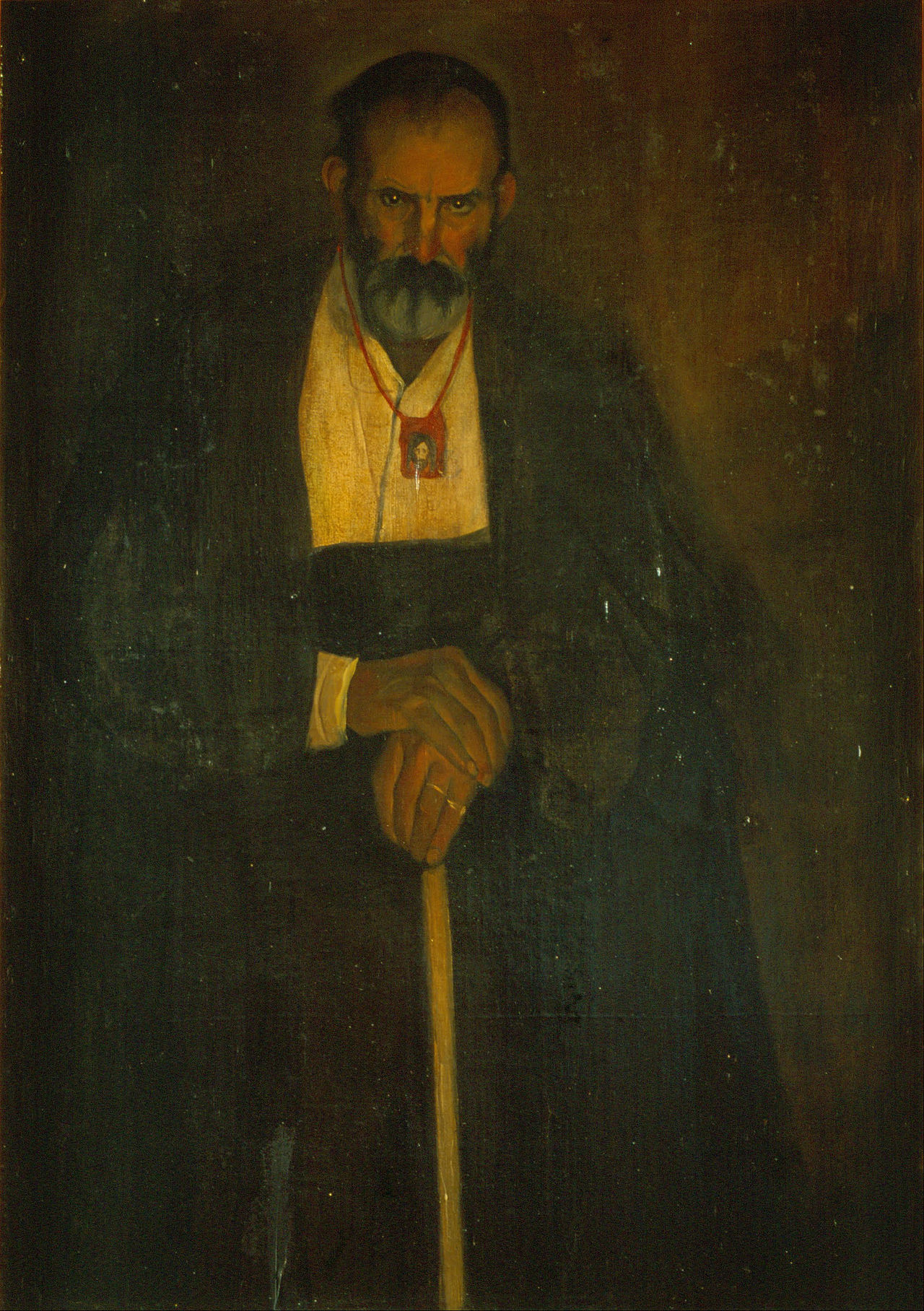 The old man with the Scapular by Ángel Zárraga