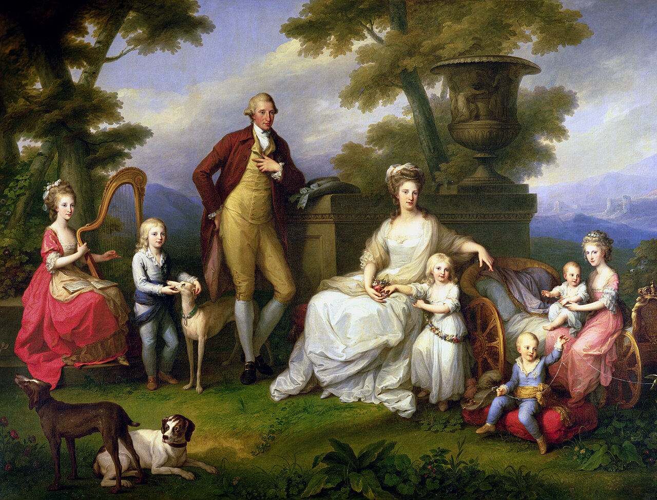 Ferdinand I and His Family by Angelica Kauffmann