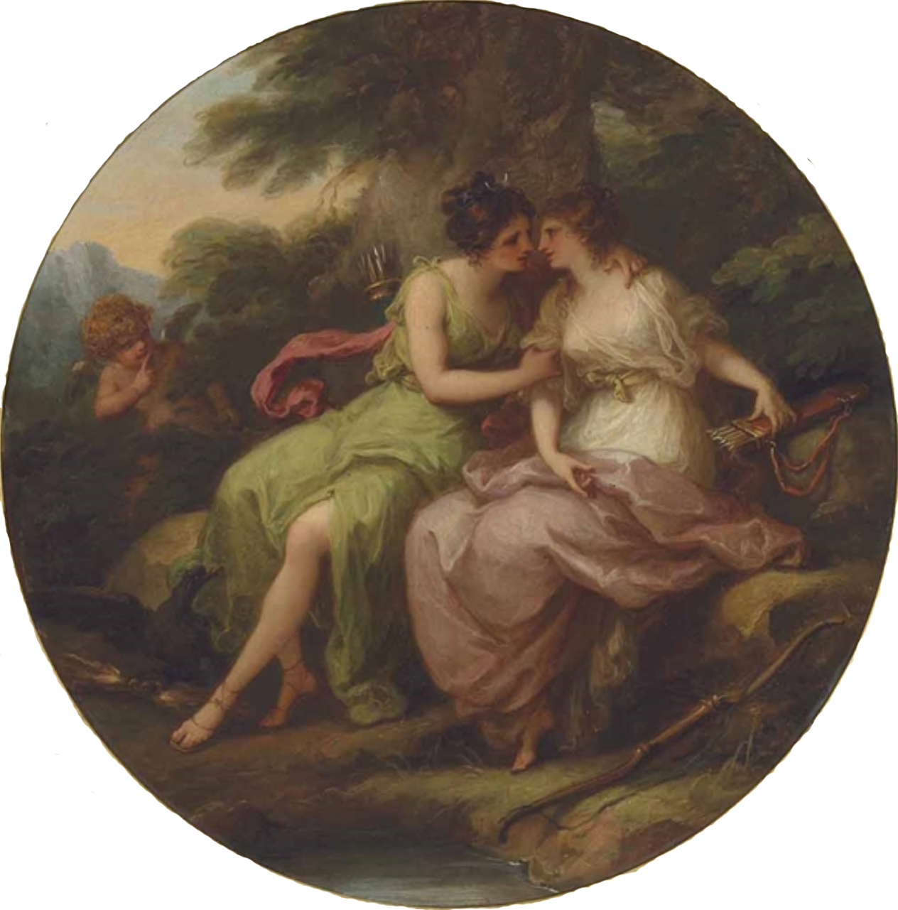 Jupiter and Callisto by Angelica Kauffmann