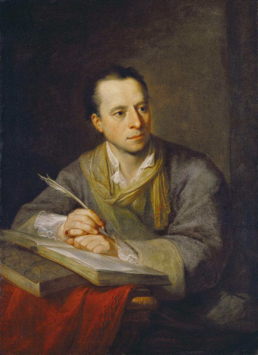 Portrait of Winckelmann by Angelica Kauffmann