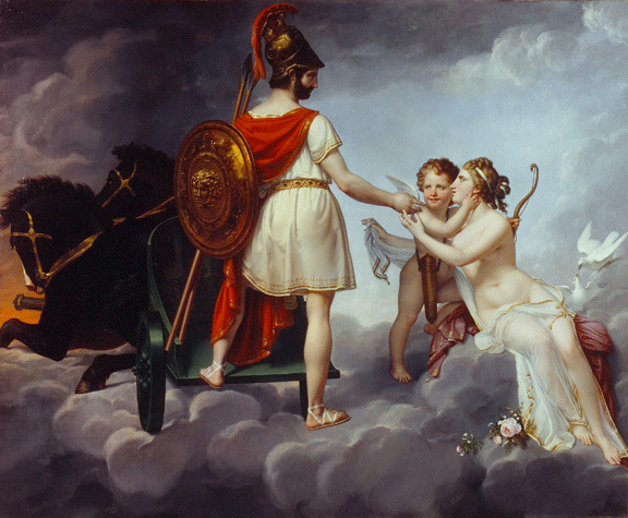 Mars and Venus by Angélique Mongez