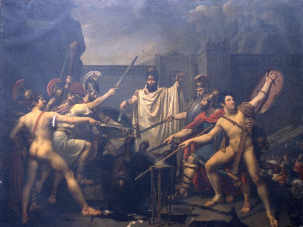 The Seven Chiefs against Thebes by Angélique Mongez