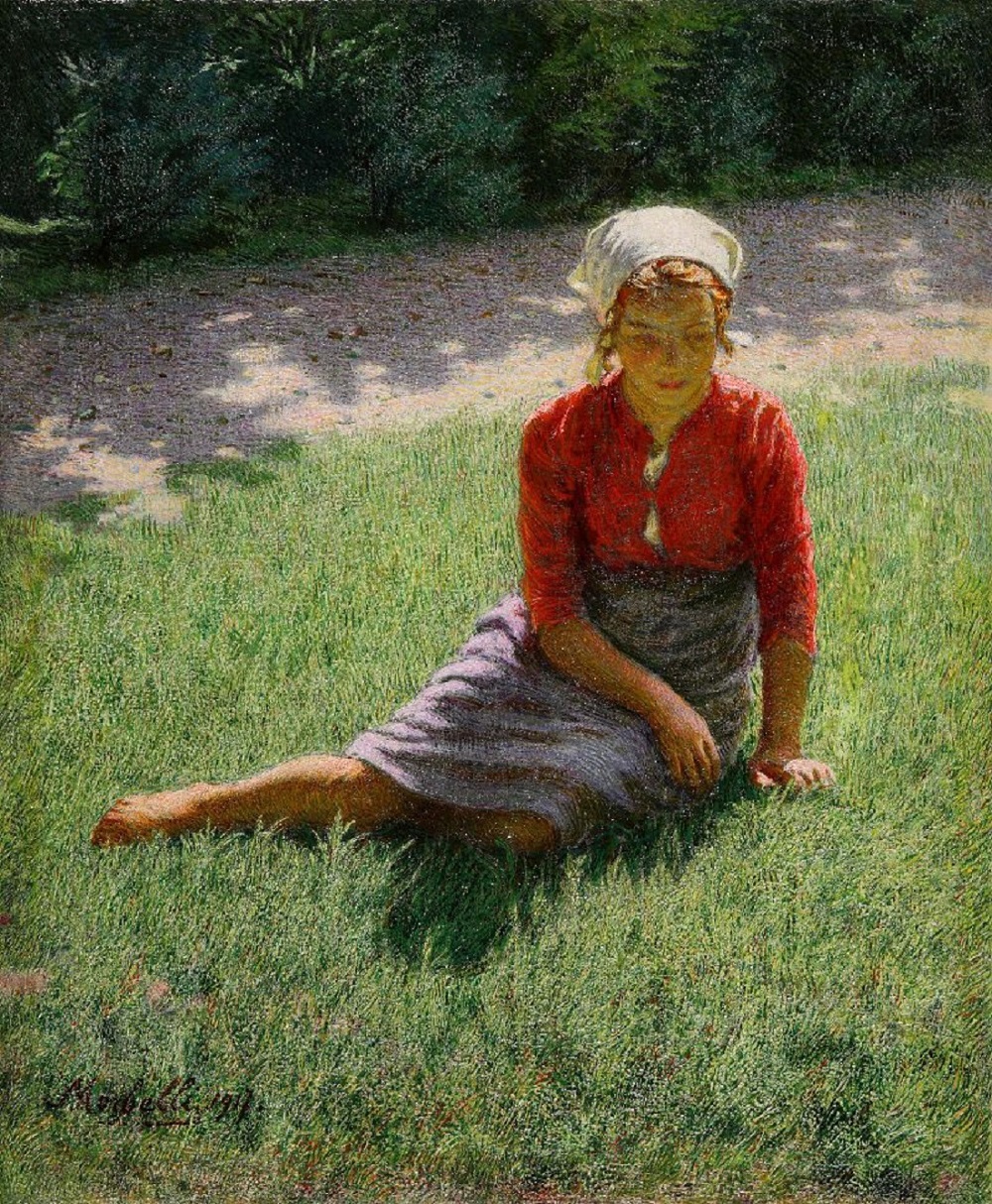 My Teresa by Angelo Morbelli
