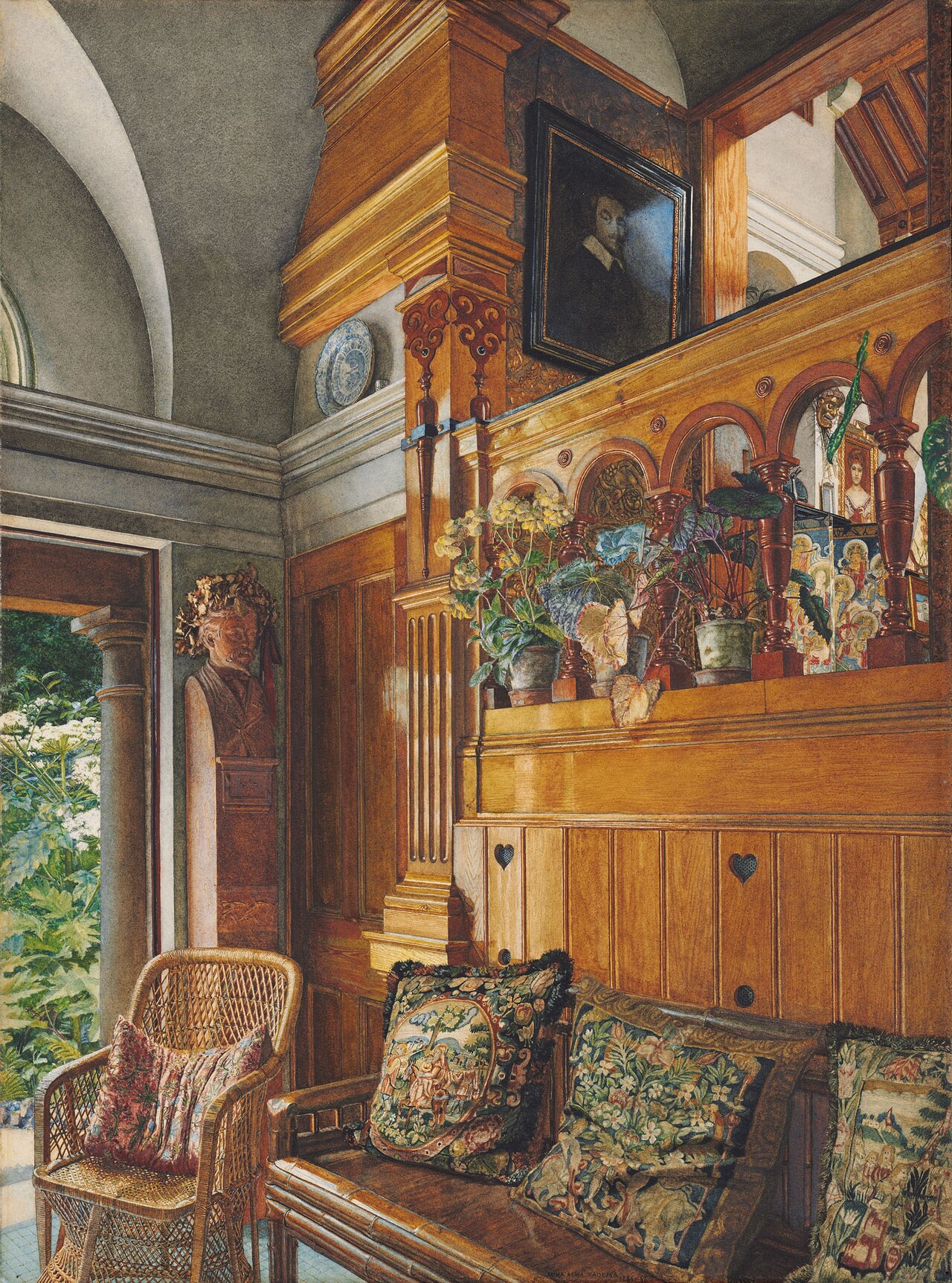 The Garden Studio by Anna Alma-Tadema